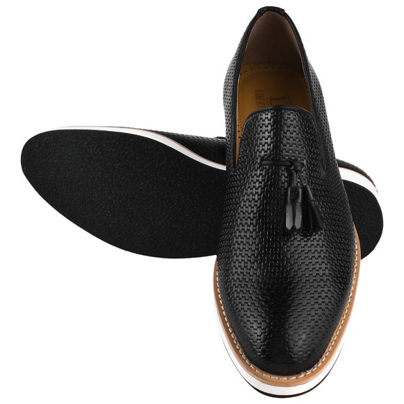 Denis Manmade Leather Casual Loafers main image 8